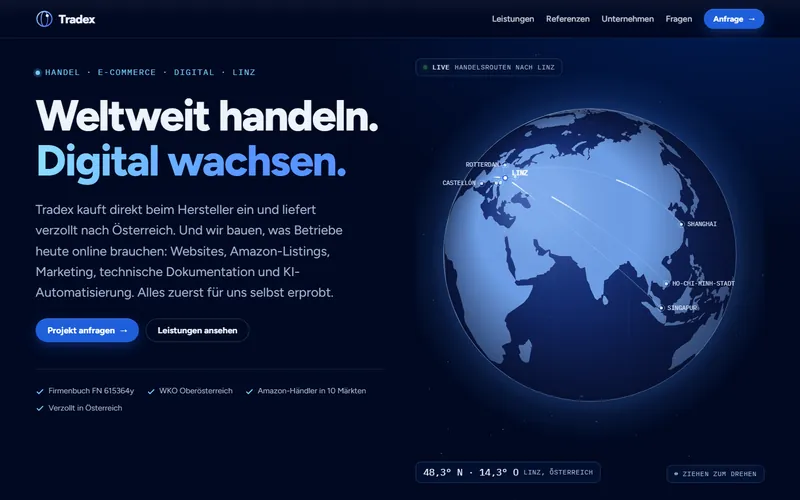 Entwurf Tradex, Desktop